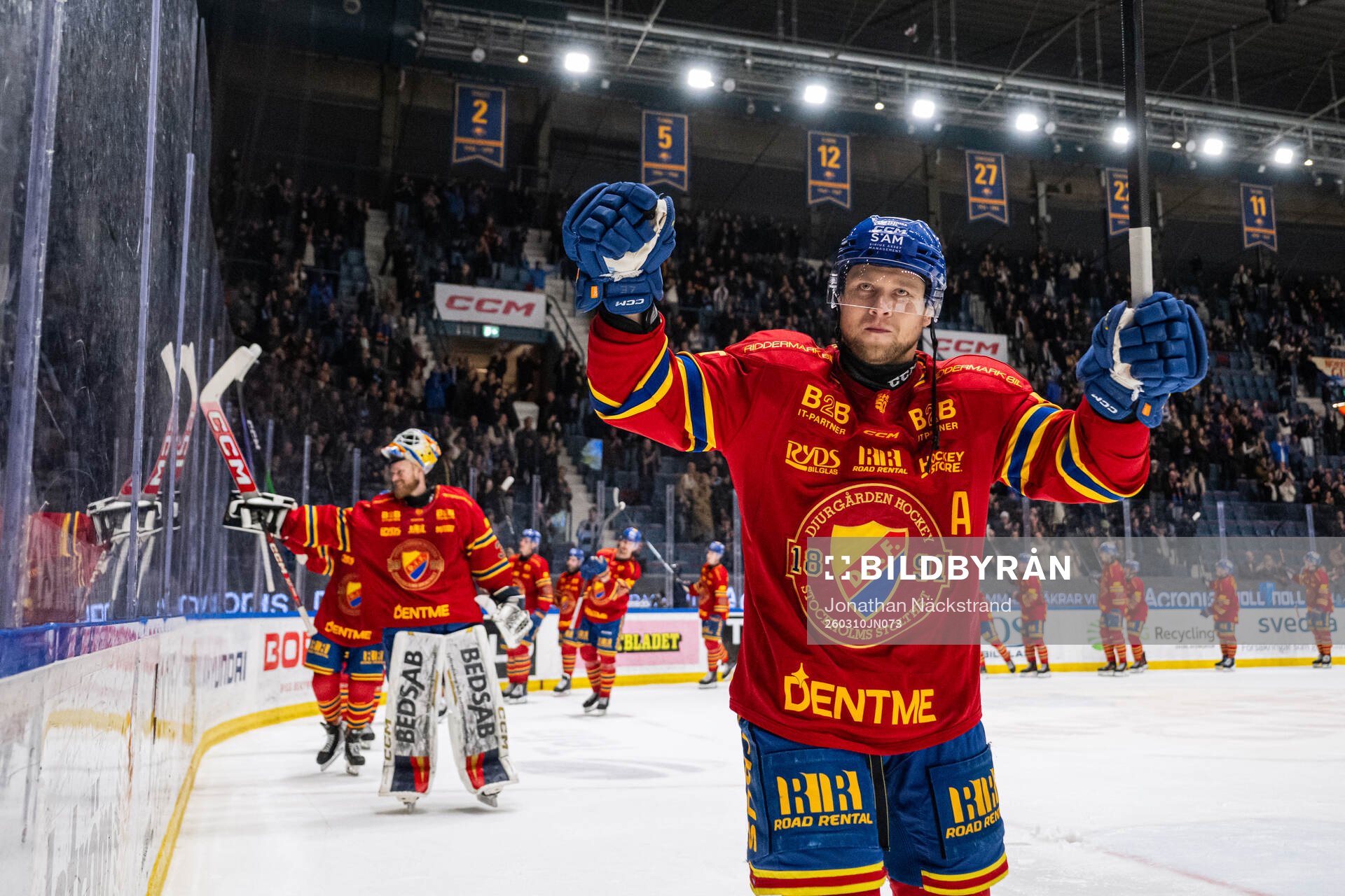 Djurgårdens Jesper Pettersson jublar
