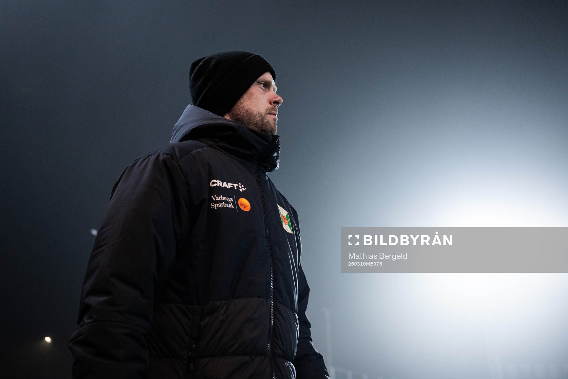 Varbergs tränare Victor Salwén