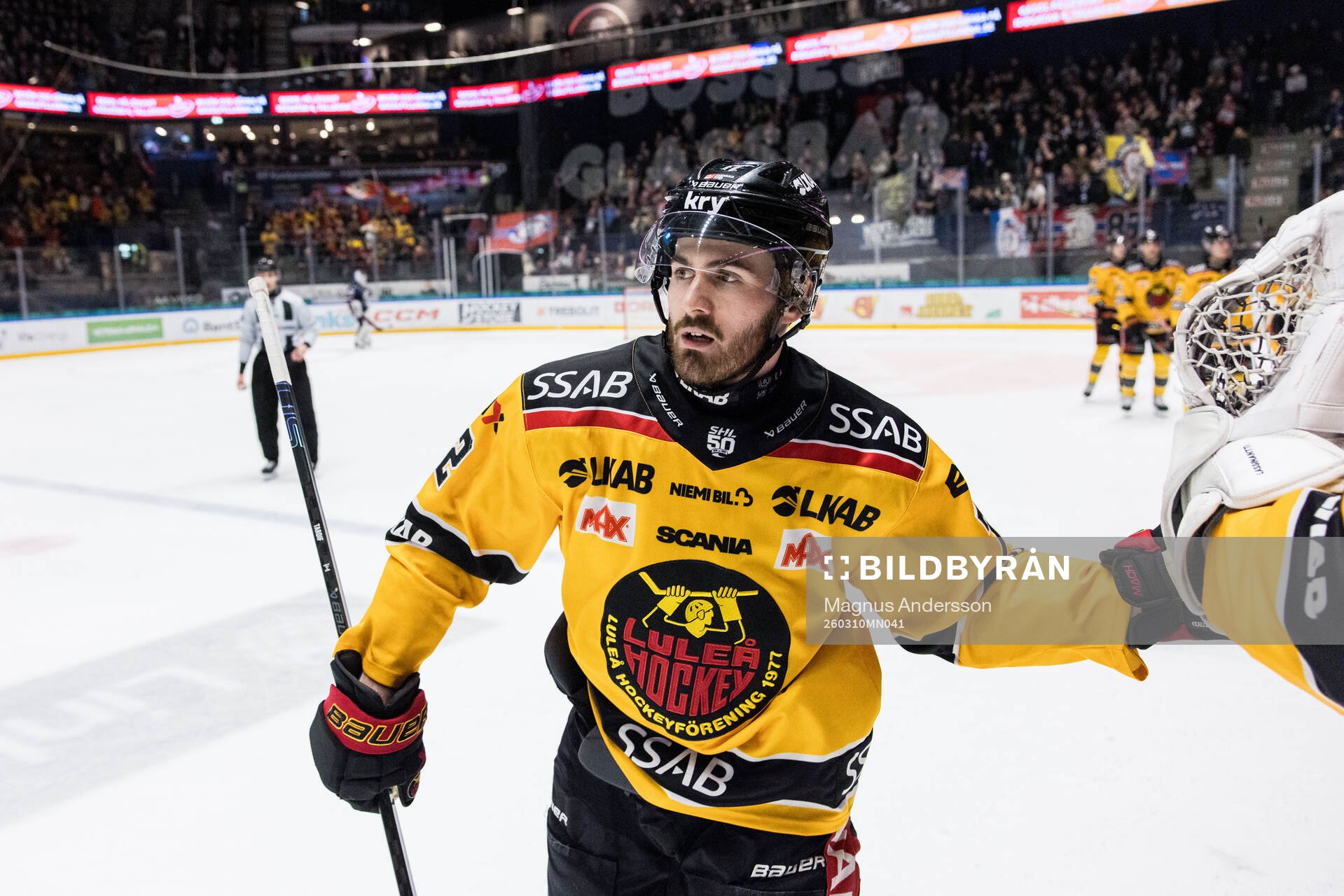 Luleås Ben Tardif jublar