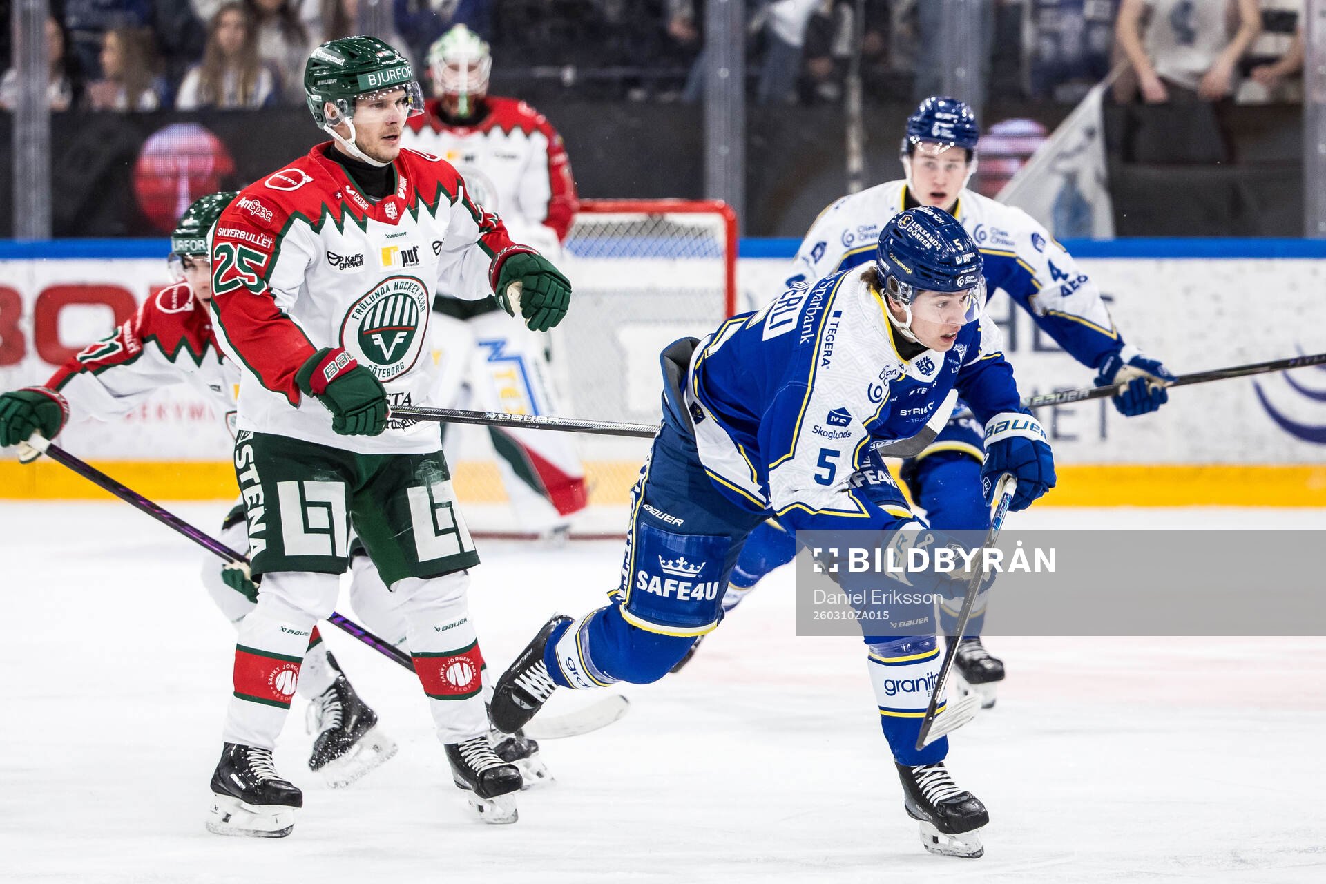 Frölundas Arttu Ruotsalainen och Leksands Andro Kaderli