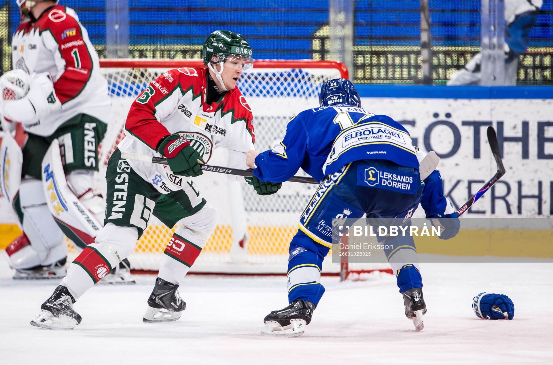 Frölundas Filip Hasa och Leksands Oskar Lang