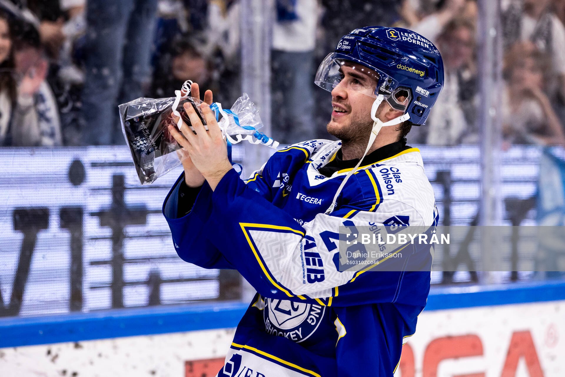 Leksands Michael Lindqvist utsedd till matchens krigare