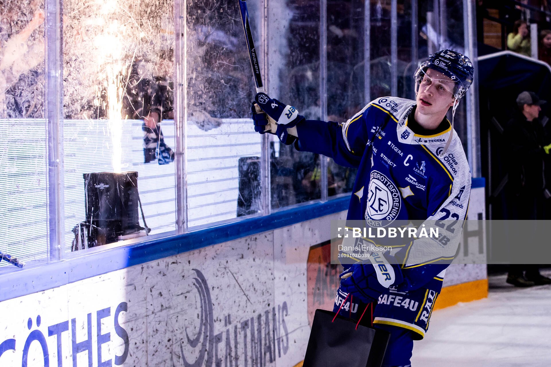 Leksands Lukas Vejdemo jubel