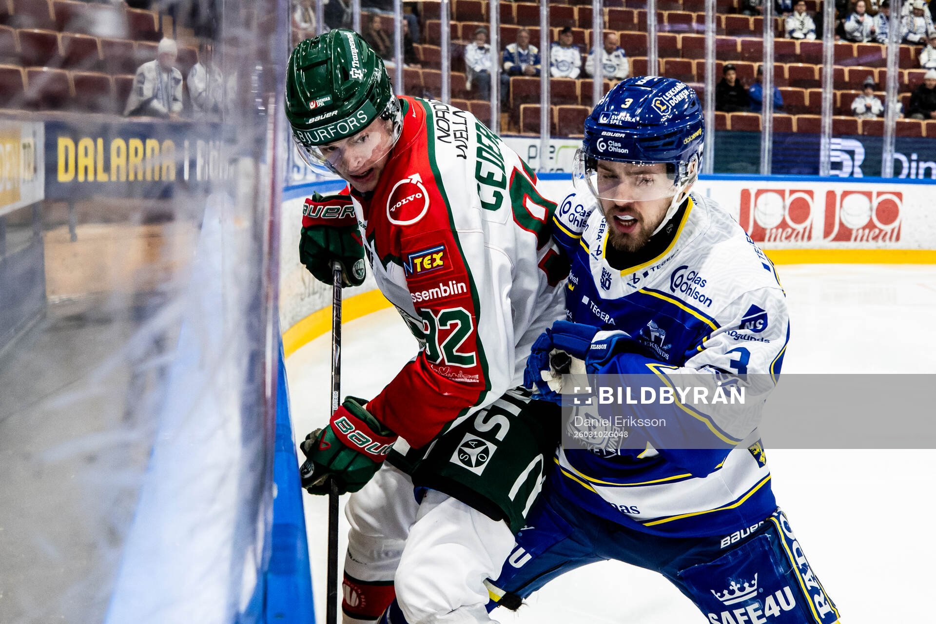 Frölundas Filip Cederqvist och Leksands Fred Nilsson