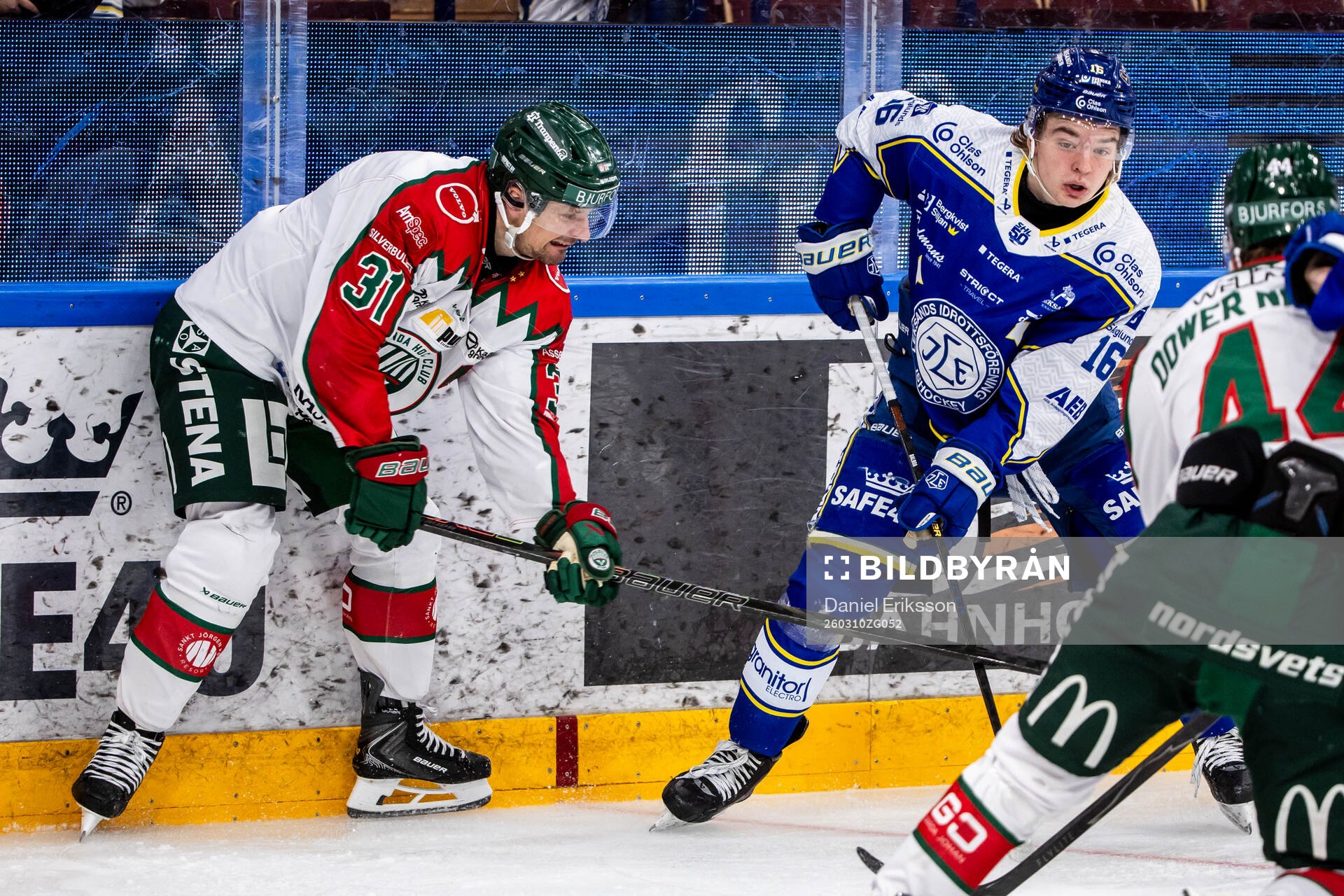 Frölundas Nicklas Lasu och Leksands Rocky Langvardt