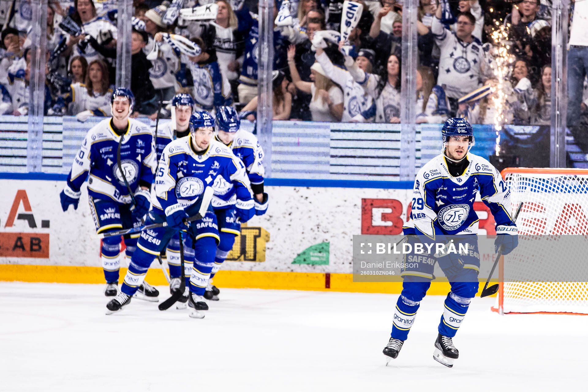 Leksands Michael Lindqvist jublar