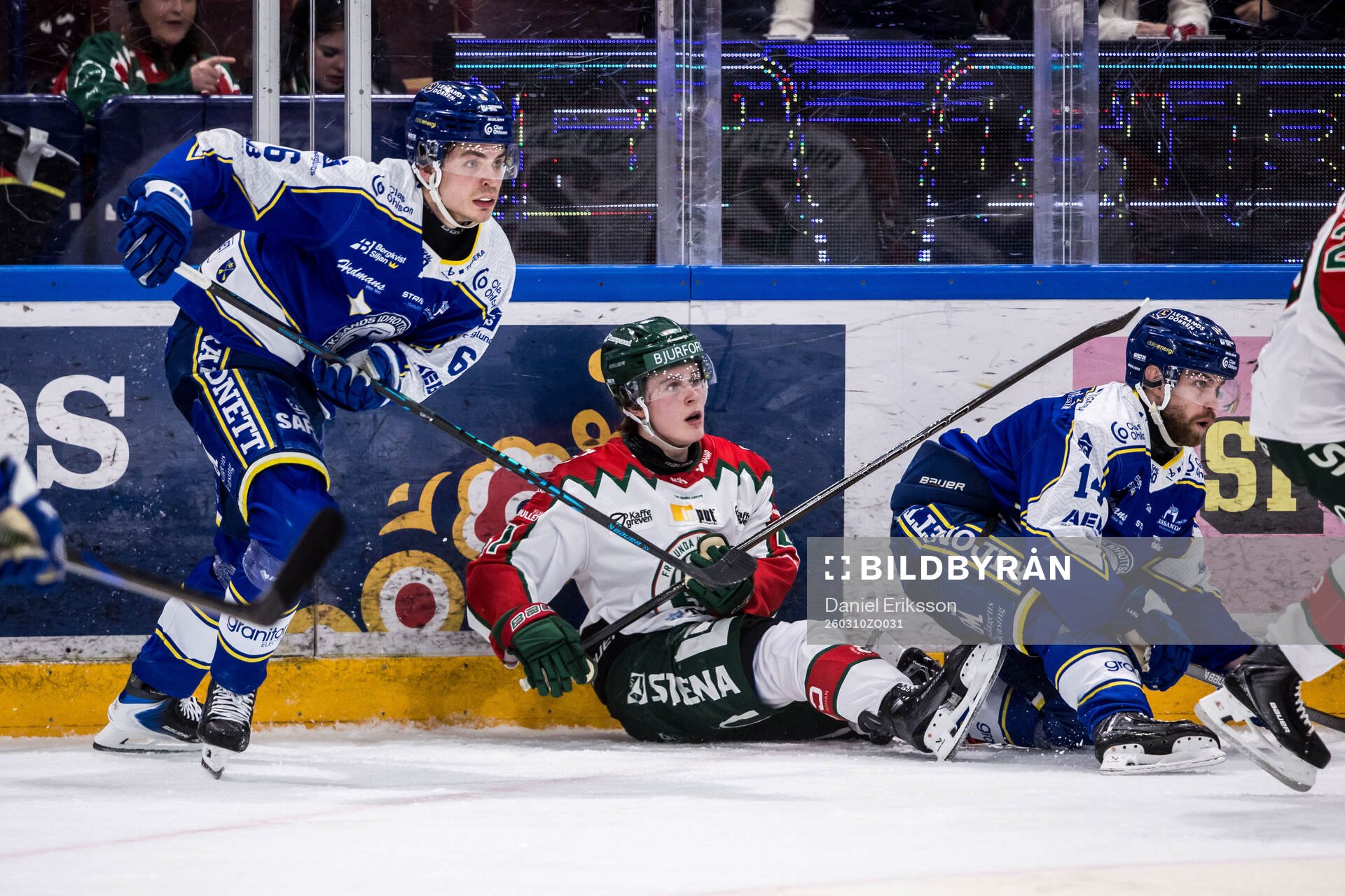 Leksands Alexander Lundqvist och Frölundas Ivar Stenberg