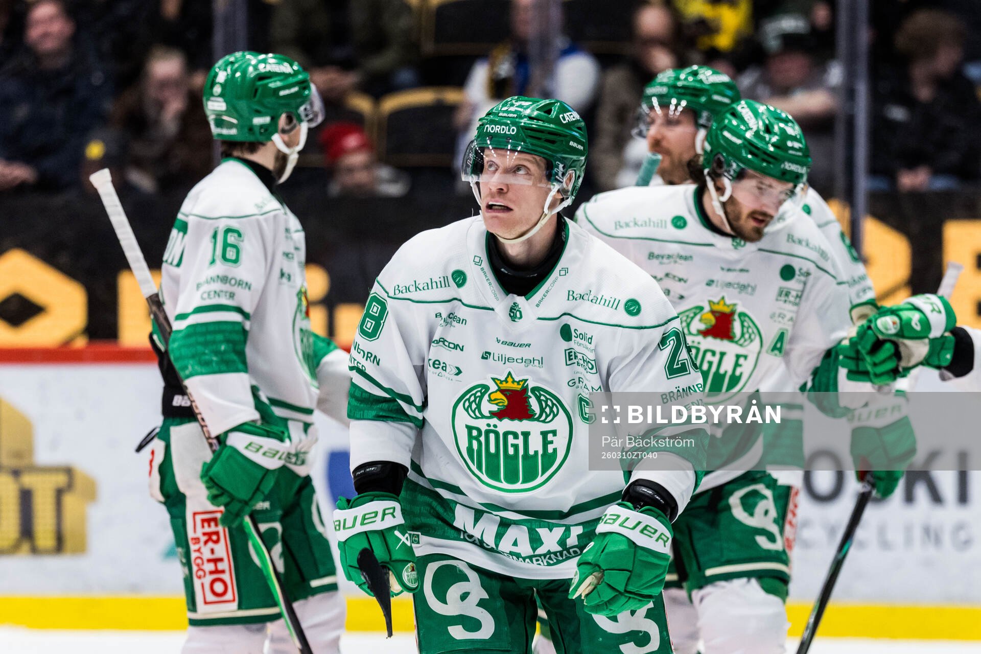 Rögles Anton Bengtsson jublar