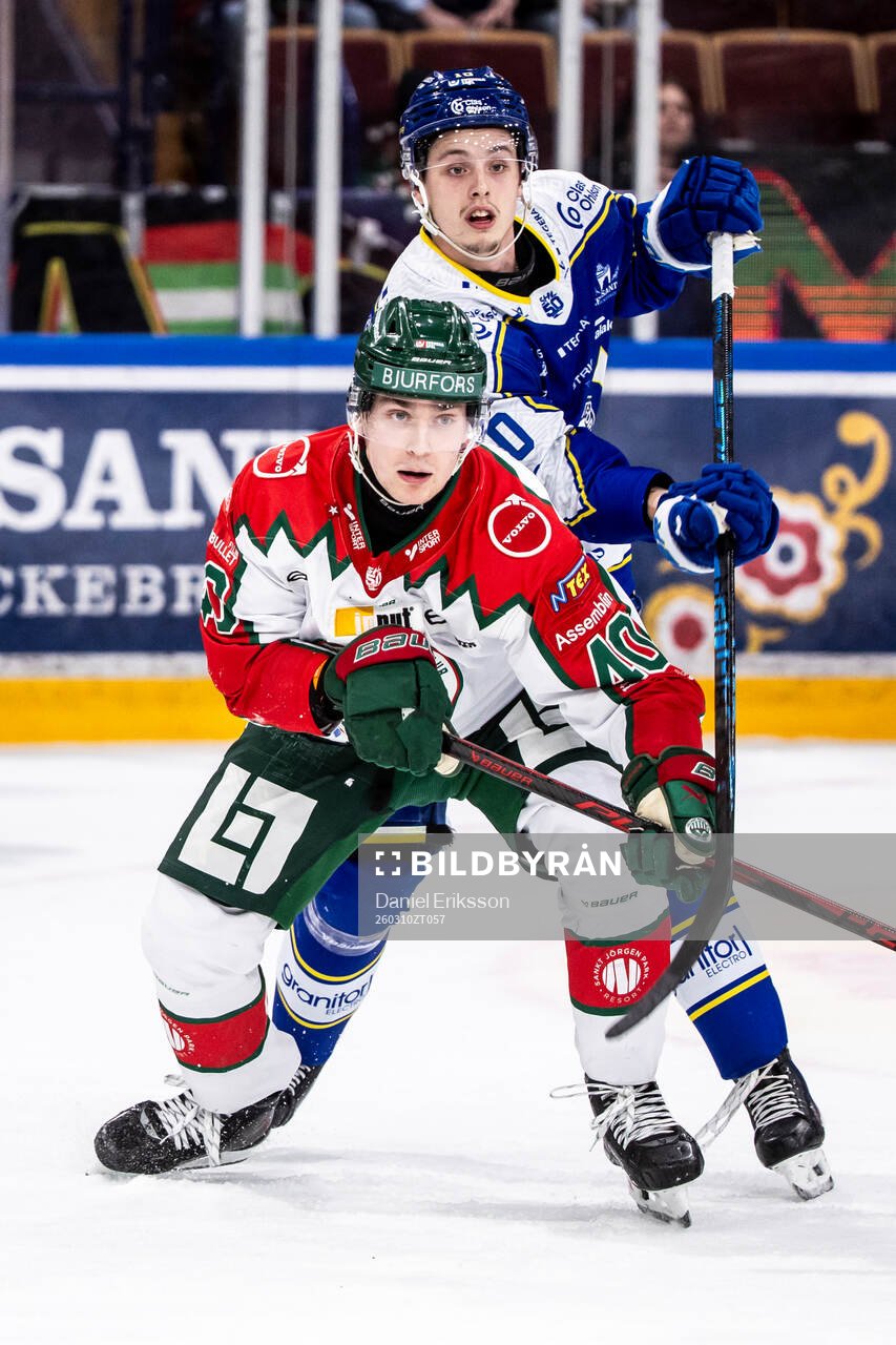 Frölundas Jacob Peterson och Leksands Anton Johansson