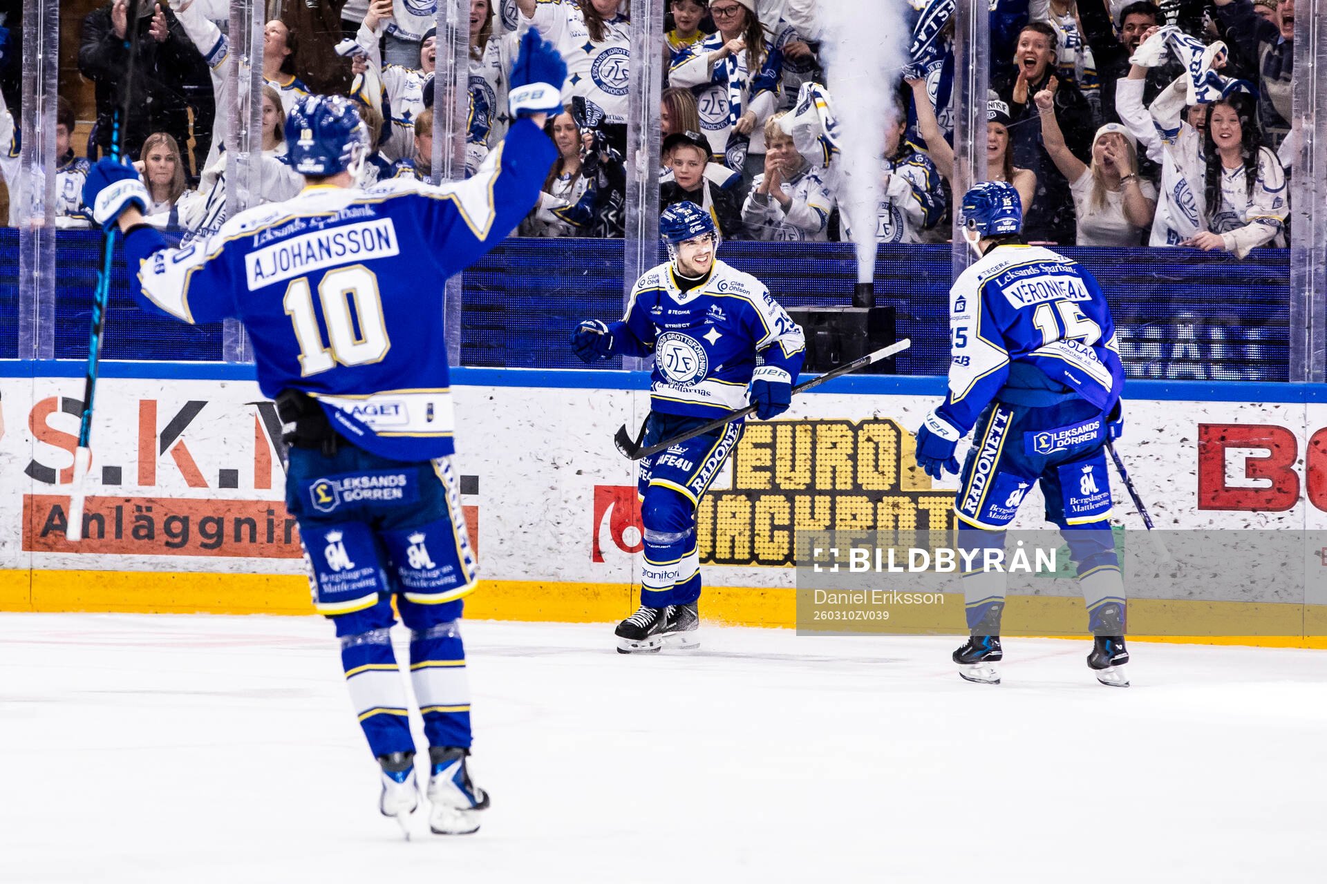 Leksands Michael Lindqvist jublar