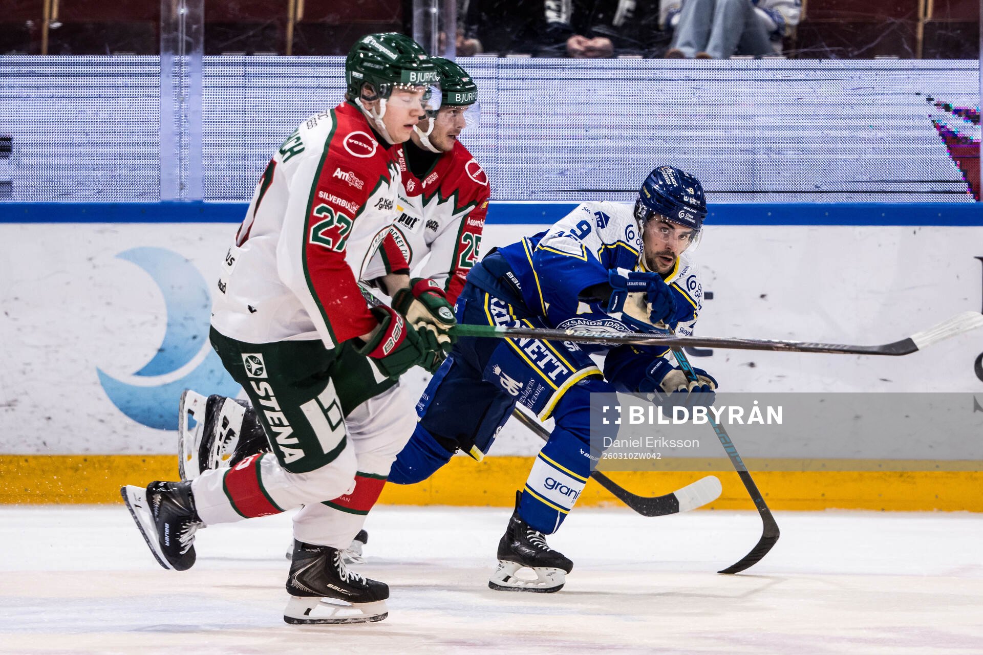 Frölundas Arttu Ruotsalainen och Theodor Niederbach och
