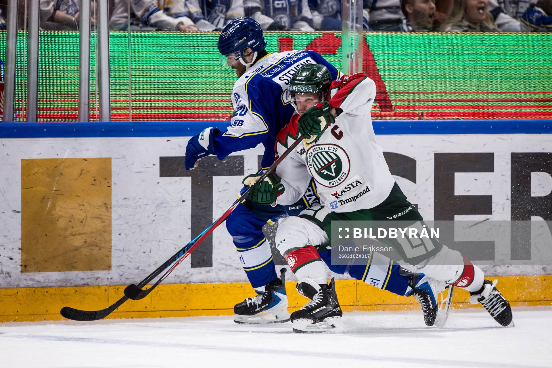 Leksands Nolan Stevens och Frölundas Max Friberg