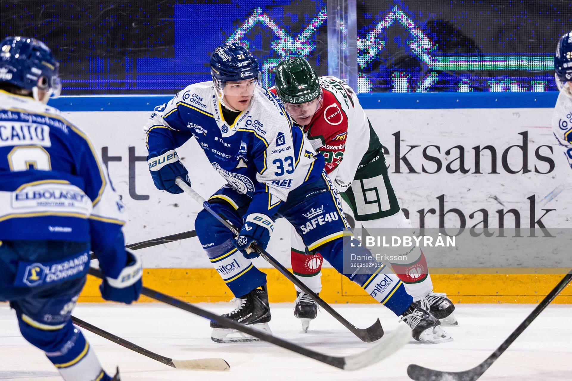 Leksands Olle Strandell och Frölundas Filip Cederqvist