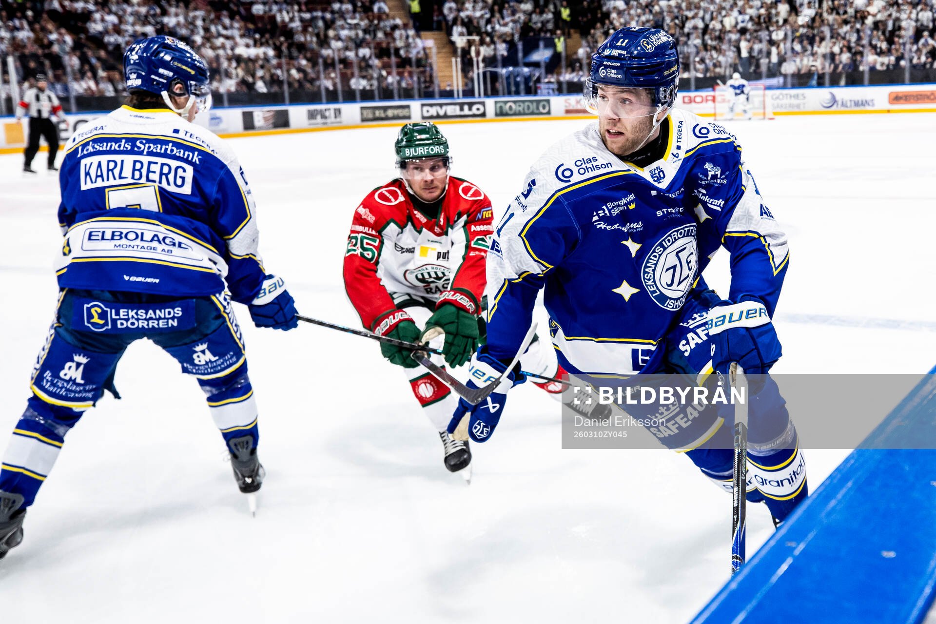 Frölundas Arttu Ruotsalainen och Leksands Wiktor Nilsson