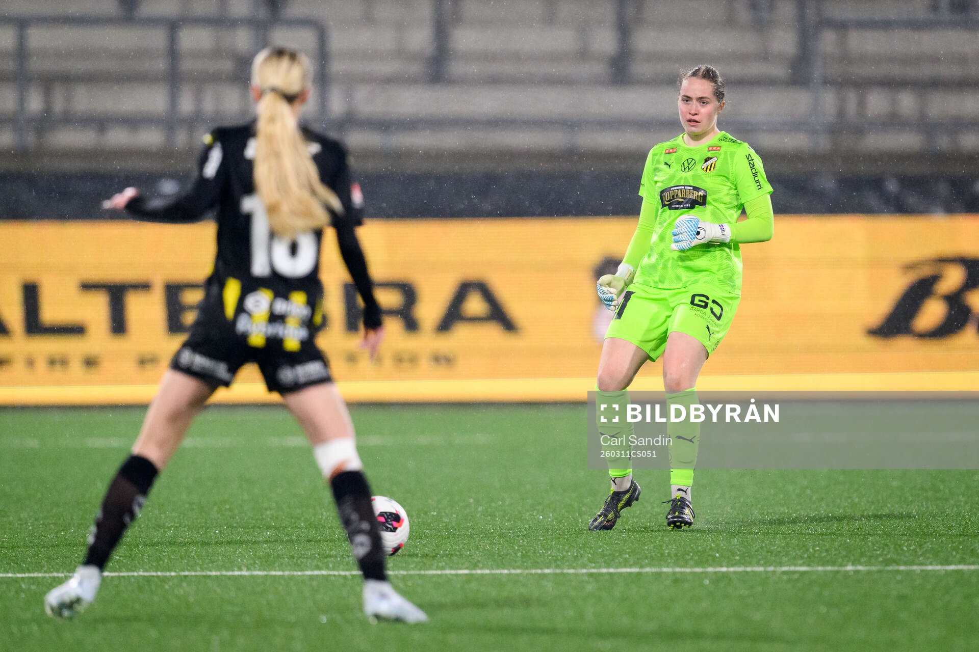 Häckens målvakt Fanney Birkisdottir