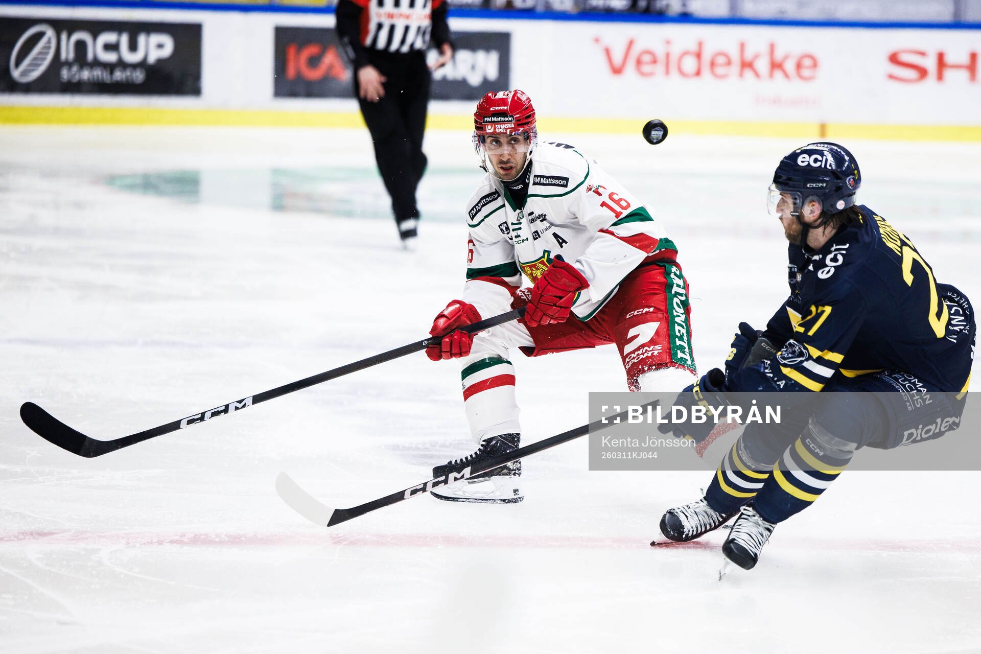 Moras Marcus Karlström och Södertäljes Daniel Norbe