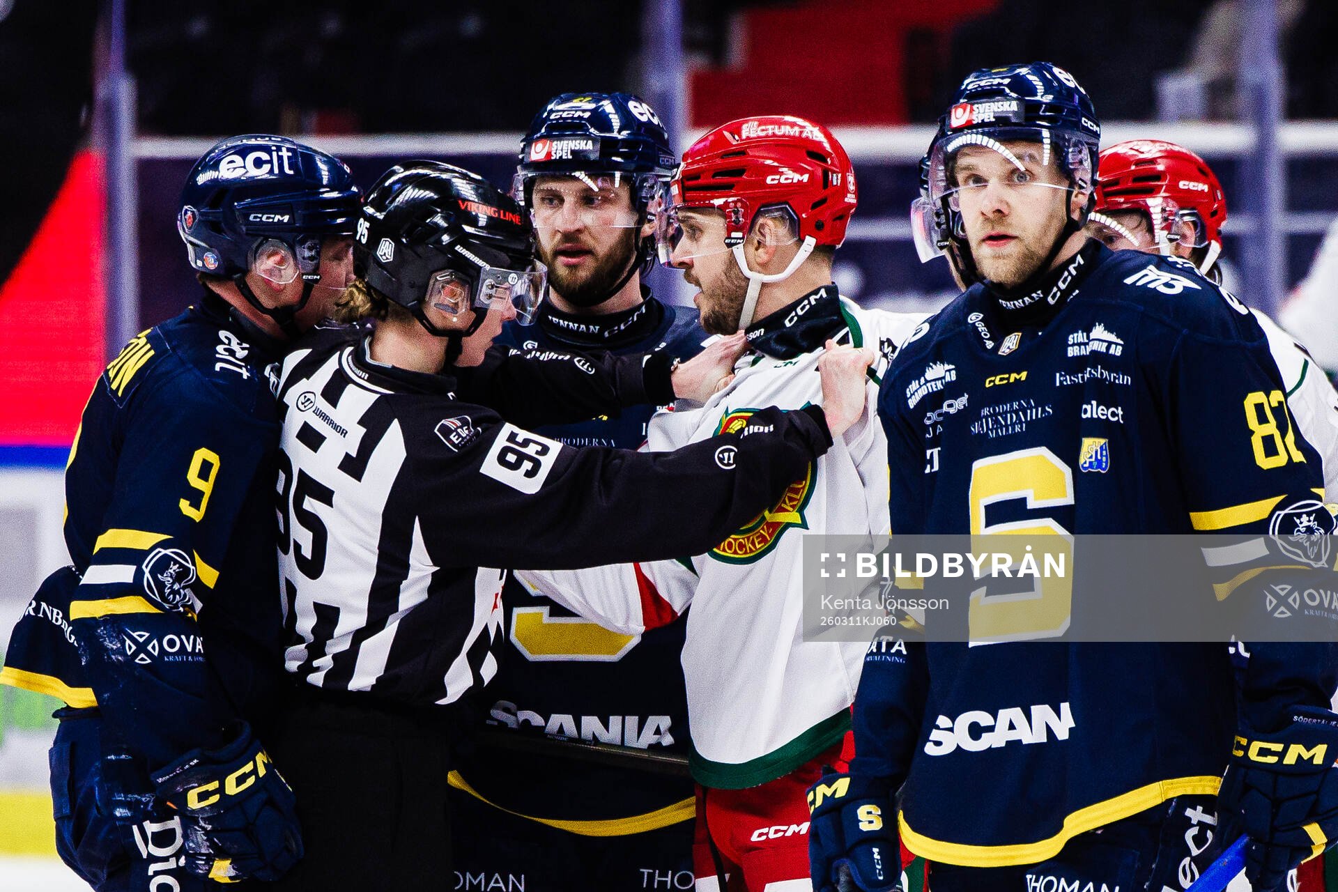 Södertäljes Patrik Zackrisson och Moras Viktor