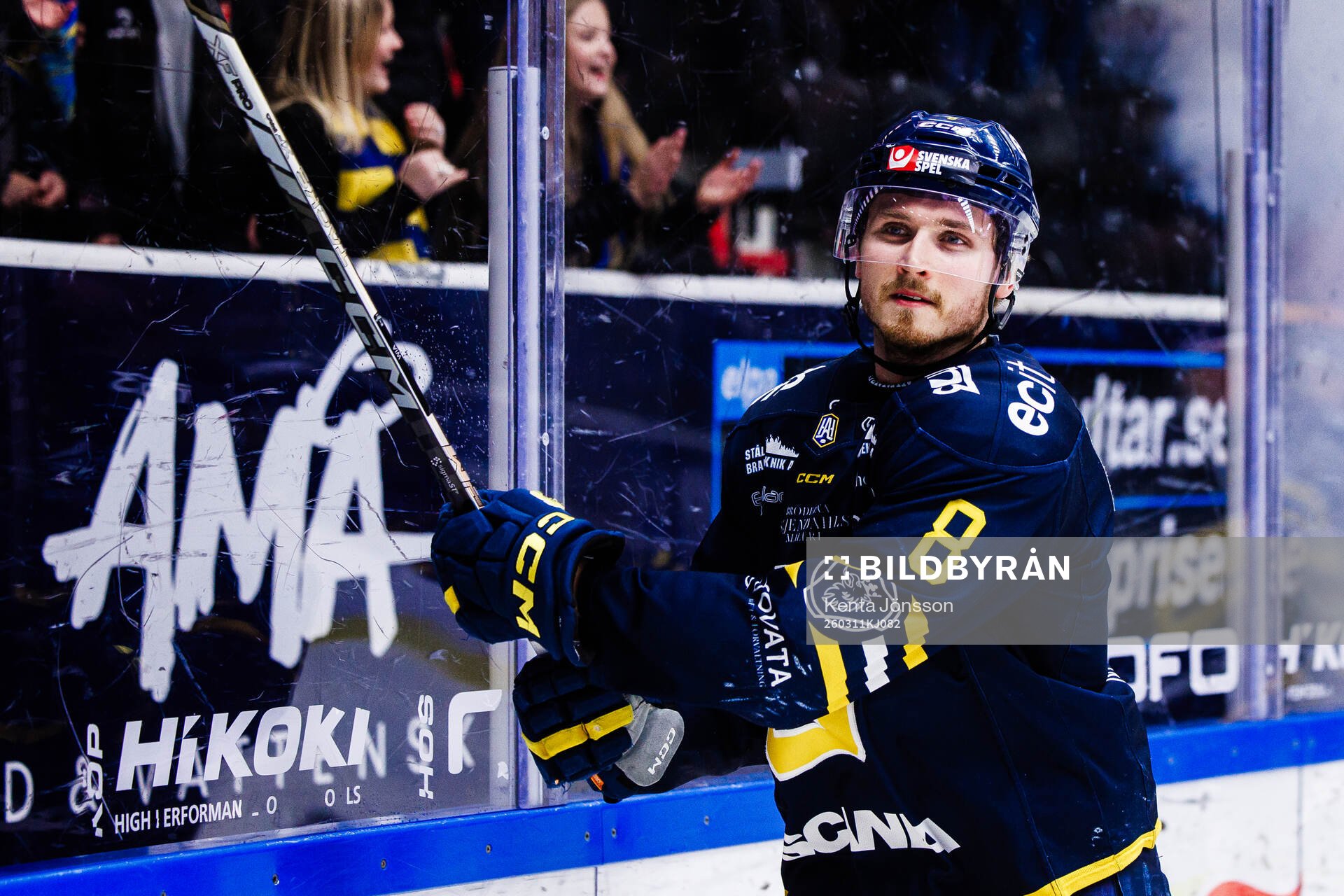 Södertäljes William Wiå jublar