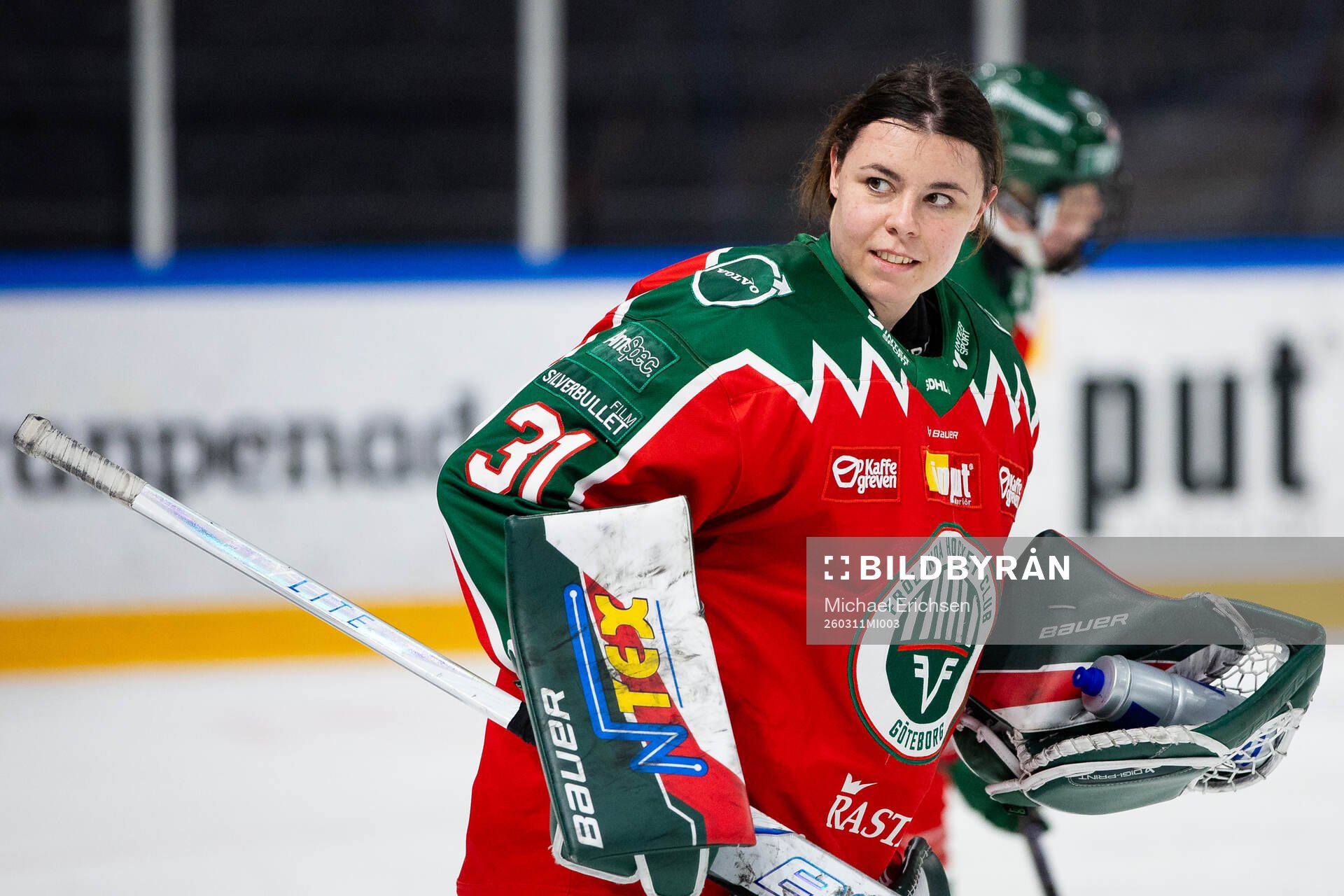 Frölundas målvakt Andrea Brändli