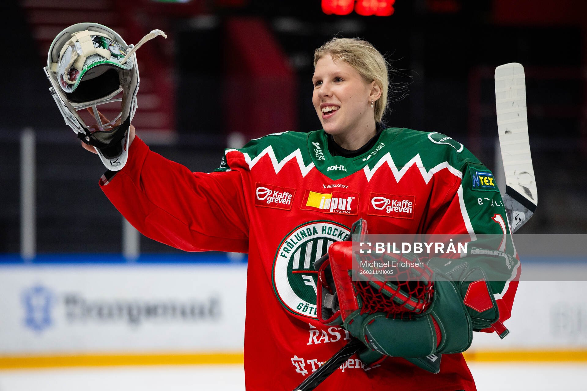 Frölundas målvakt Maja Helge