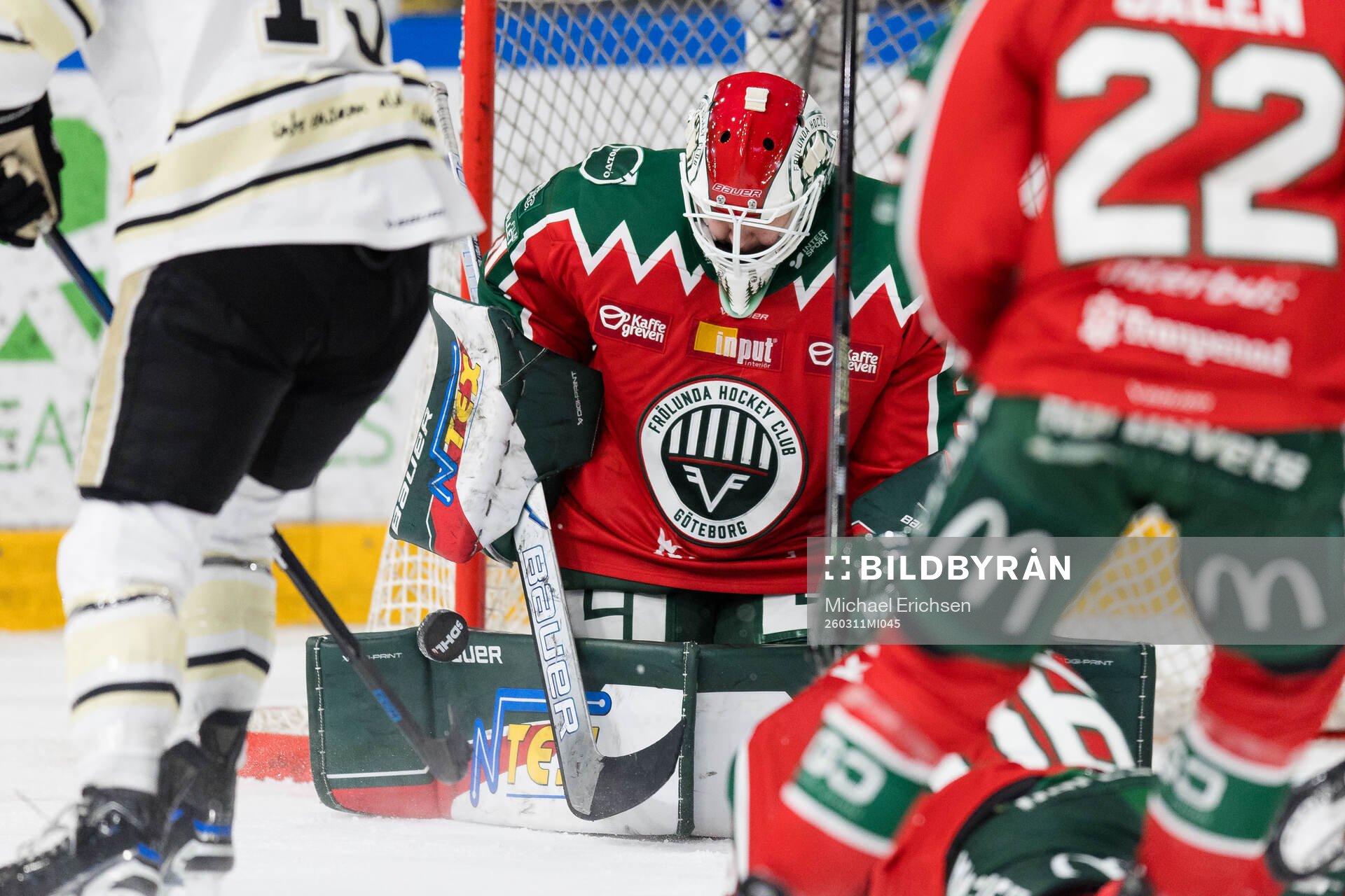 Frölundas målvakt Andrea Brändli