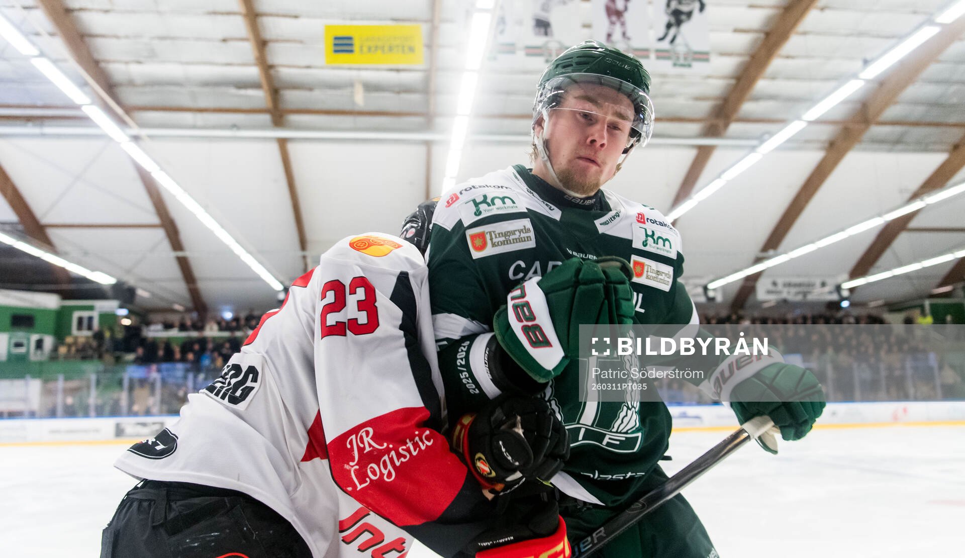 Hanvikens s Tim Kämpeberg och Tingsryds AIFs Eric Nordmark