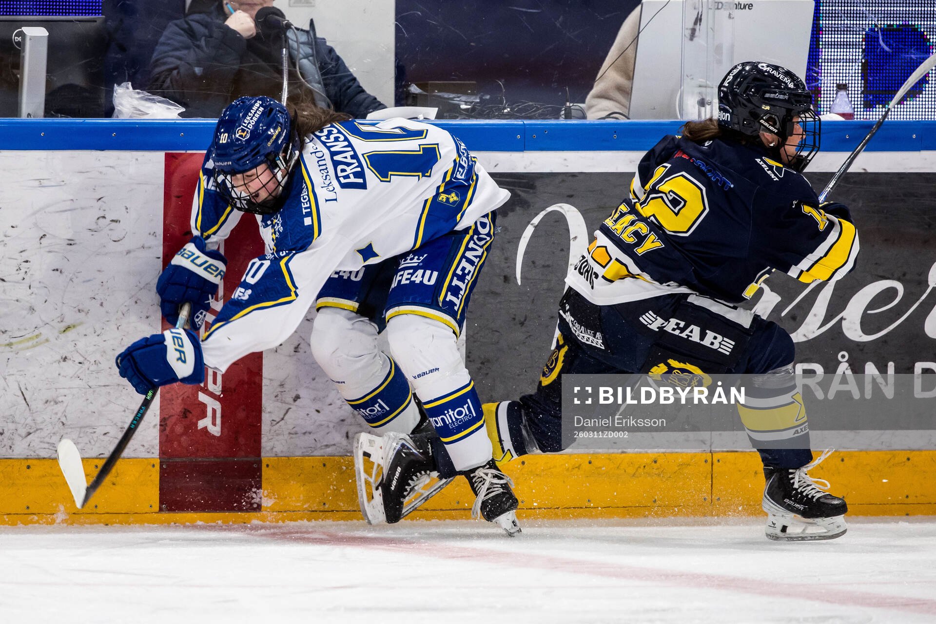 Leksands Leia Fransson och HV71s Eimear Leacy