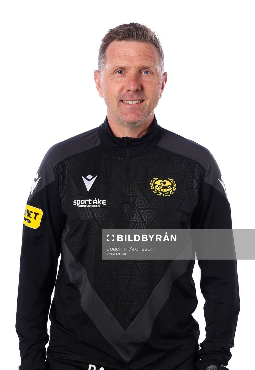 Mjällbys players manager Patrik Andersson