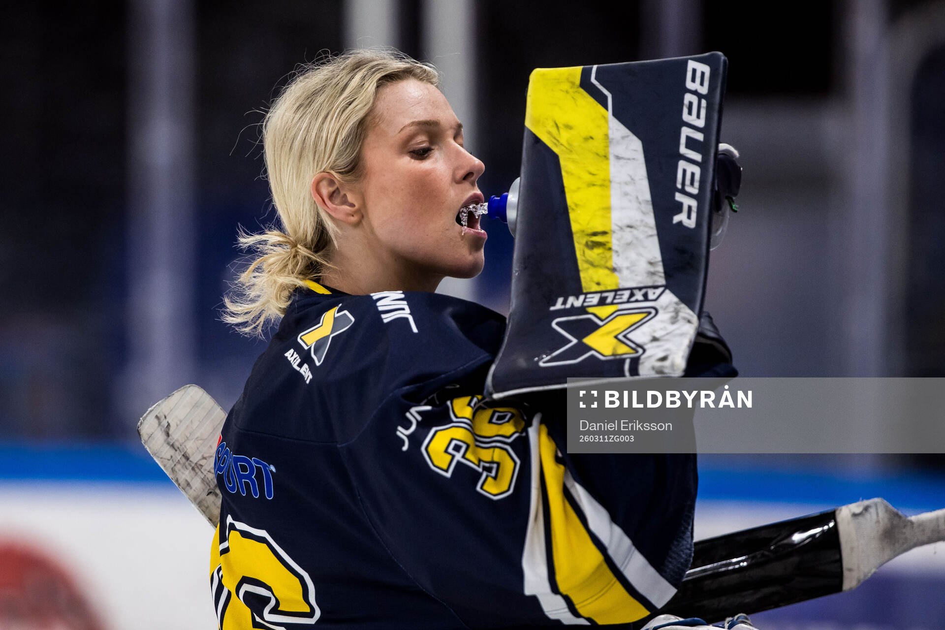 HV71s målvakt Amanda Johansson