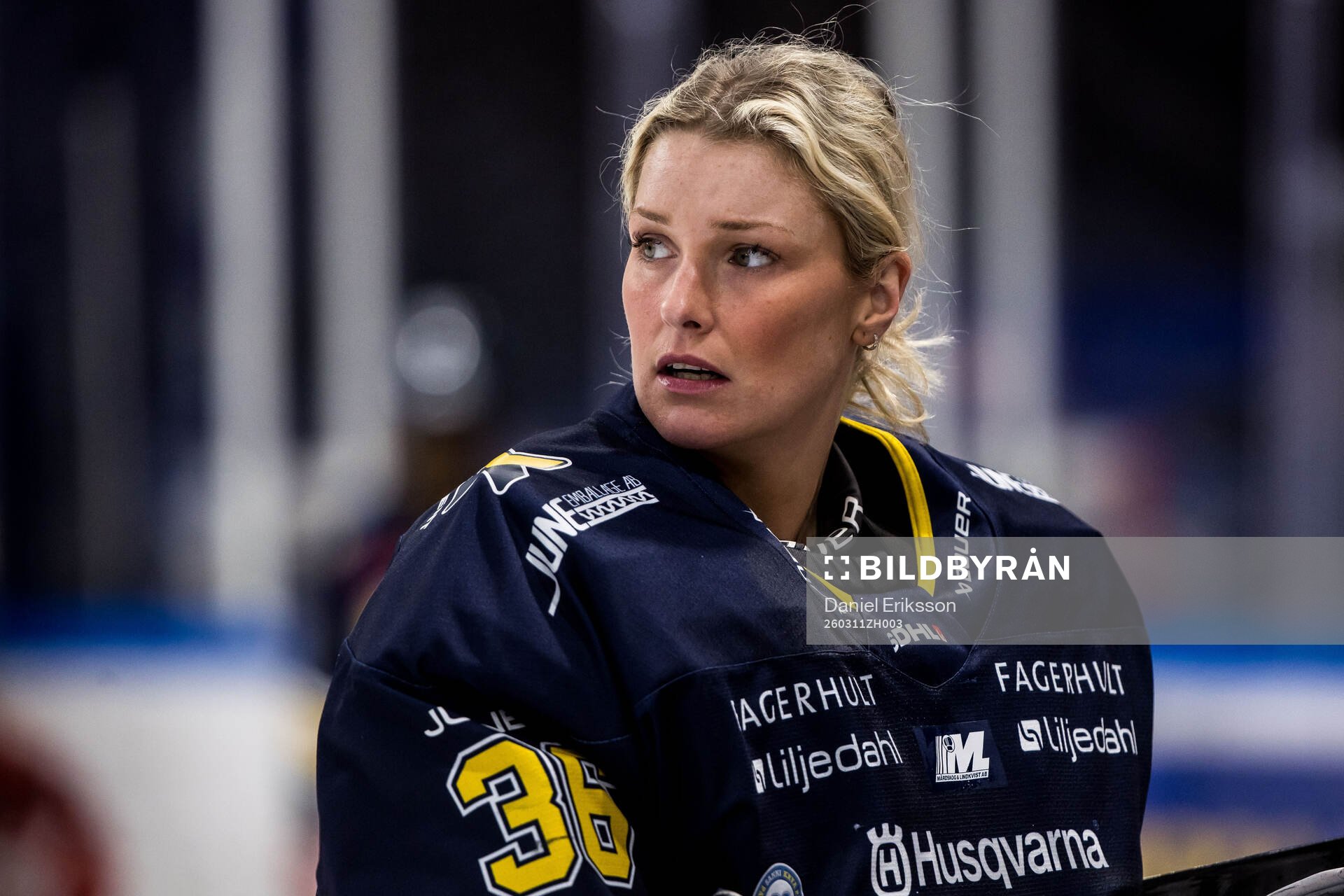 HV71s målvakt Amanda Johansson