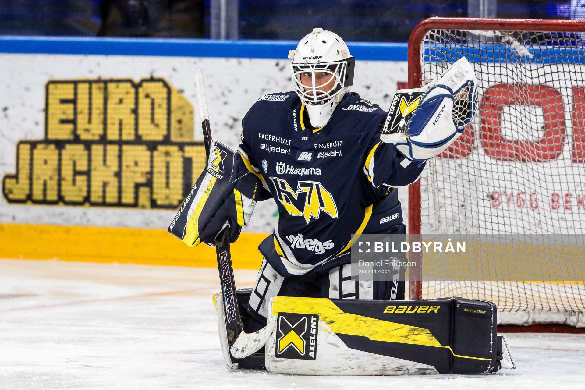 HV71s målvakt Amanda Johansson