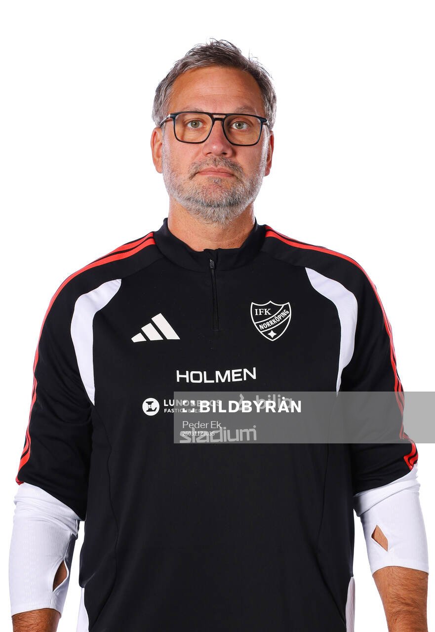 Norrköpings koordinator Tobias Falk