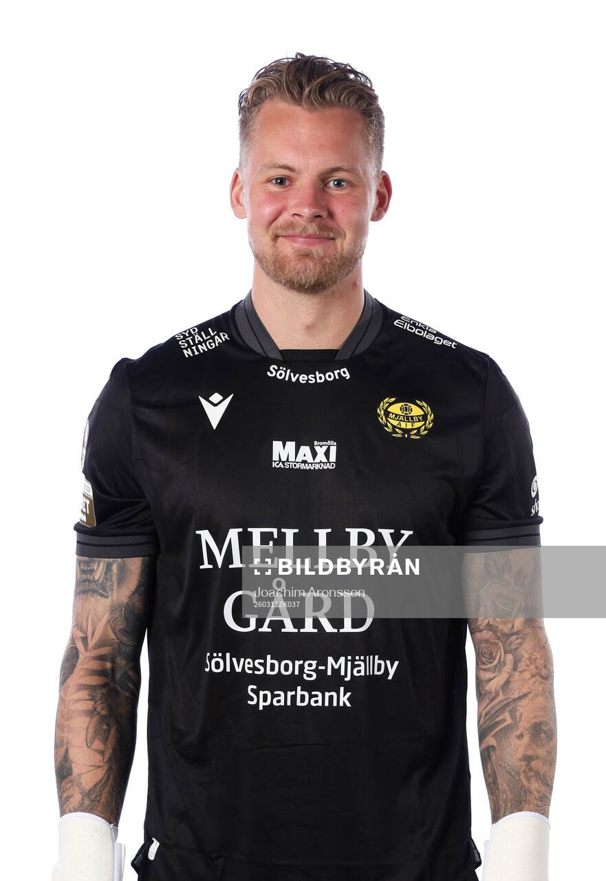 Mjällbys målvakt Robin Wallinder