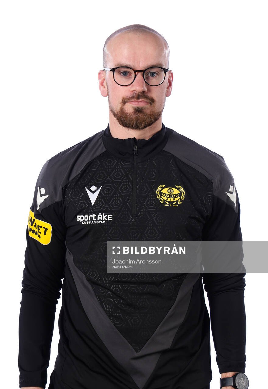 Mjällbys fystränare Albin Pålsson