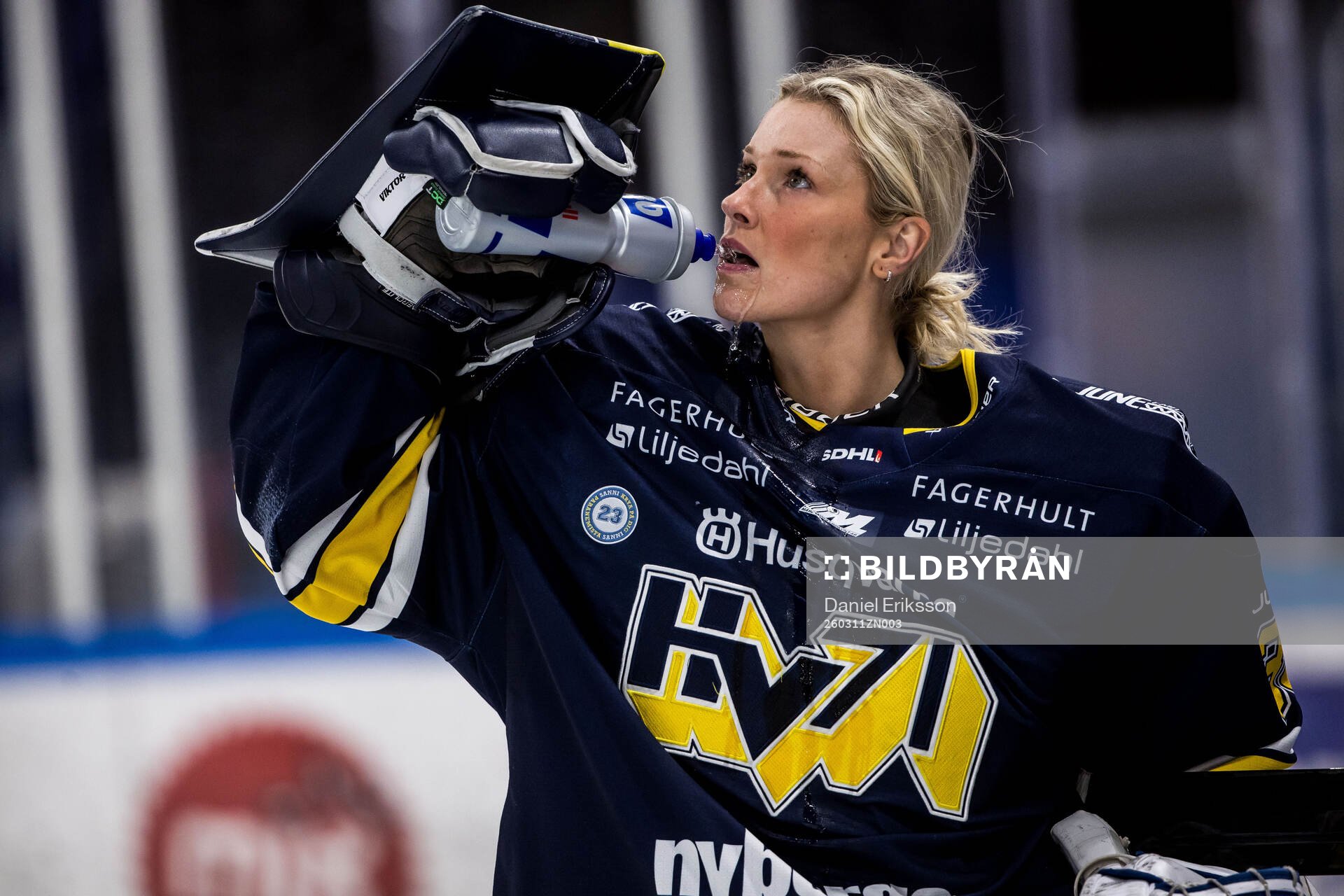 HV71s målvakt Amanda Johansson