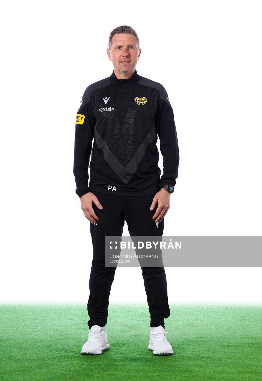 Mjällbys players manager Patrik Andersson