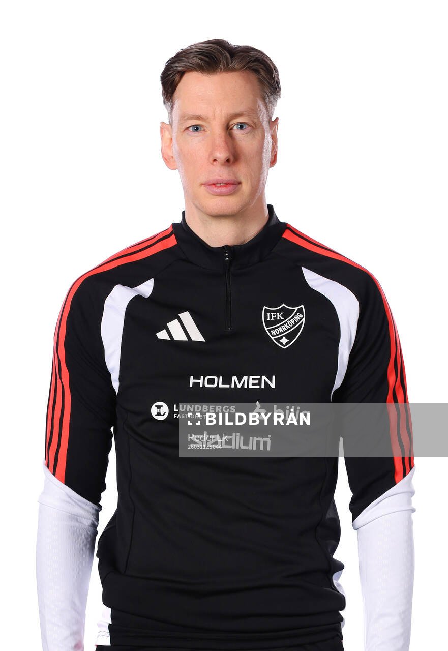 Norrköpings materialförvaltare Simon Larsson