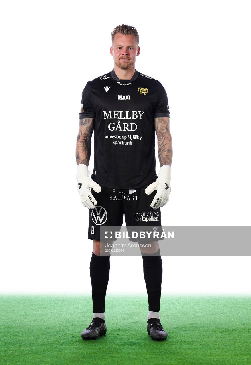 Mjällbys målvakt Robin Wallinder