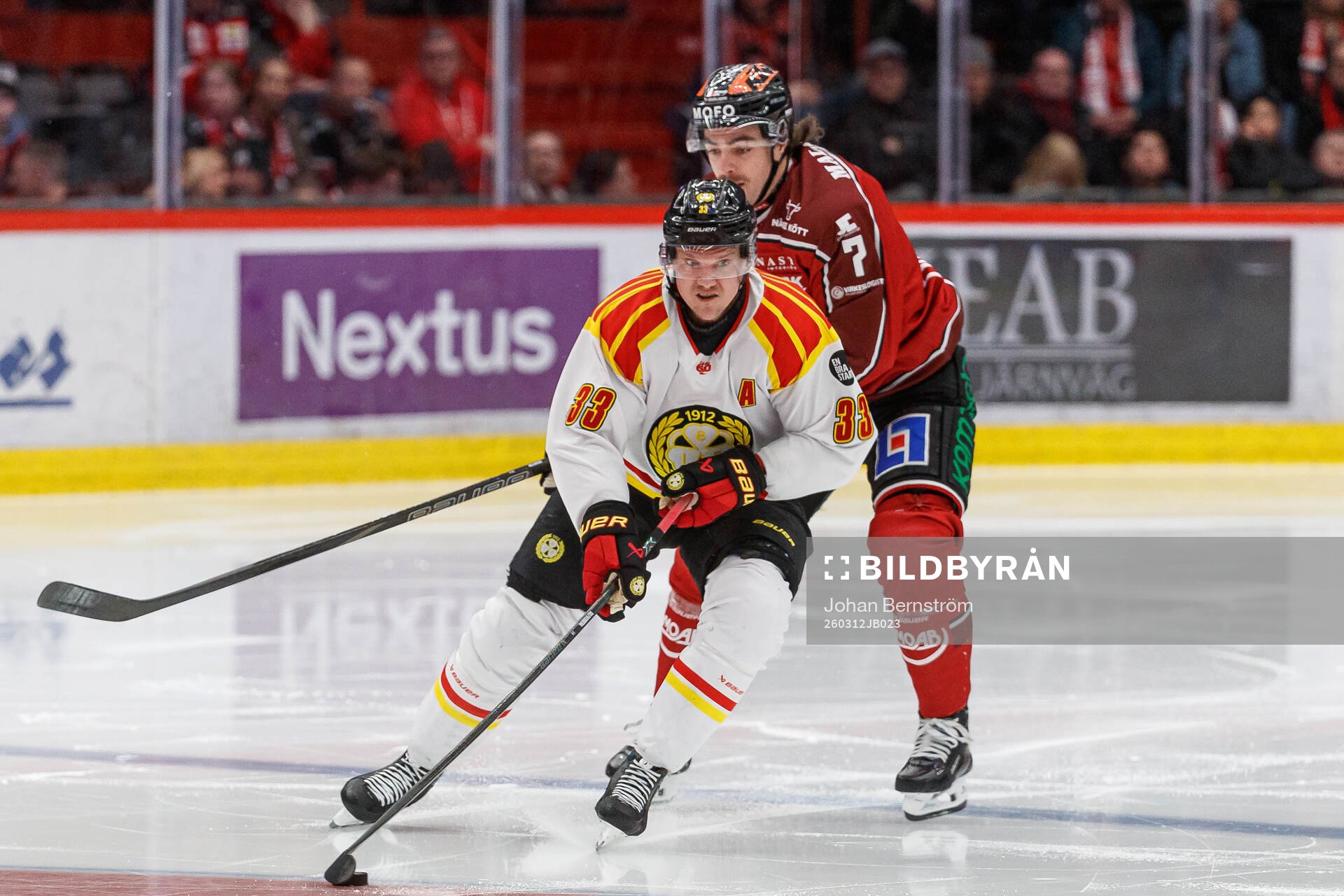 Brynäs Jakob Silfverberg och Örebros Luke Martin