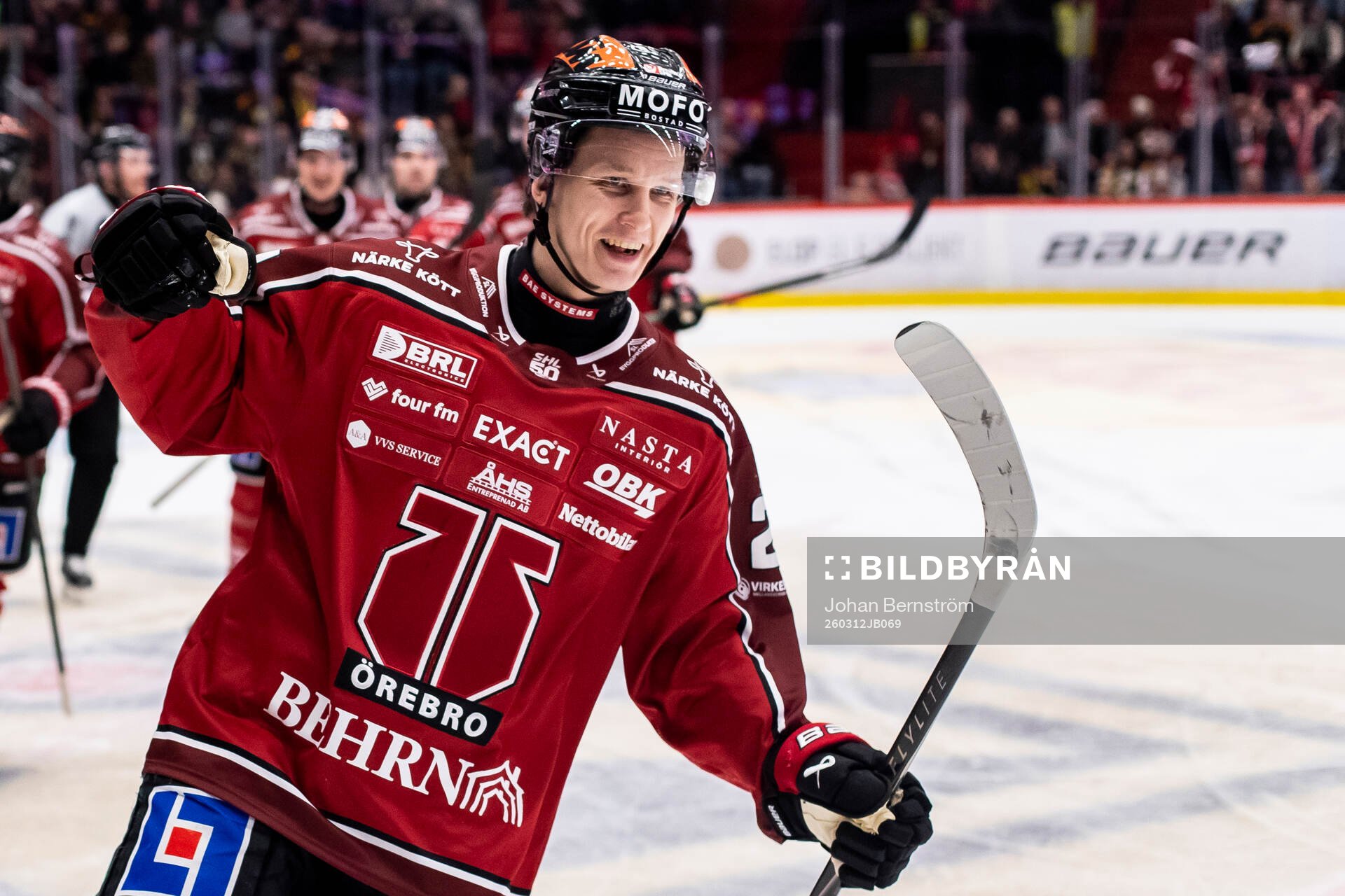 Örebros Egor Polin jublar vid 3-0