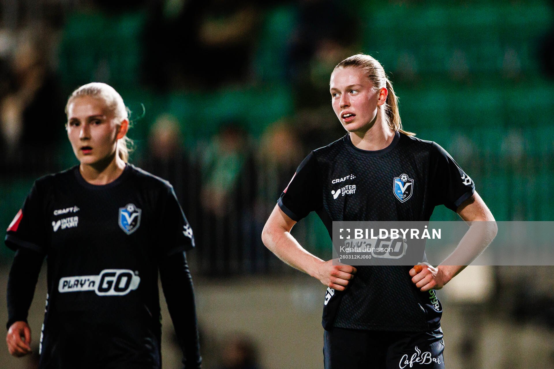 Växjö DFFs Saga Swedman deppar