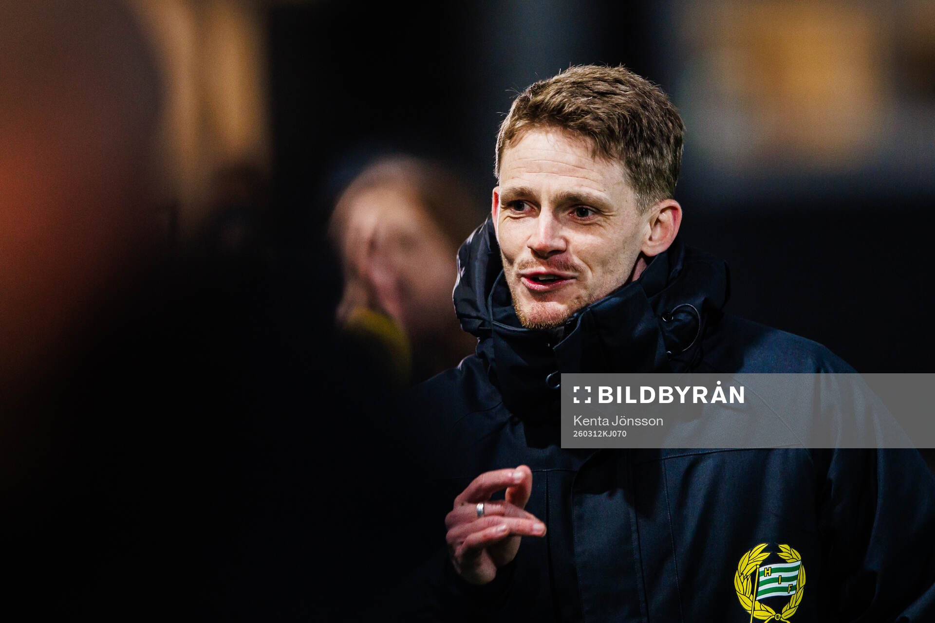 Hammarbys tränare William Strömberg