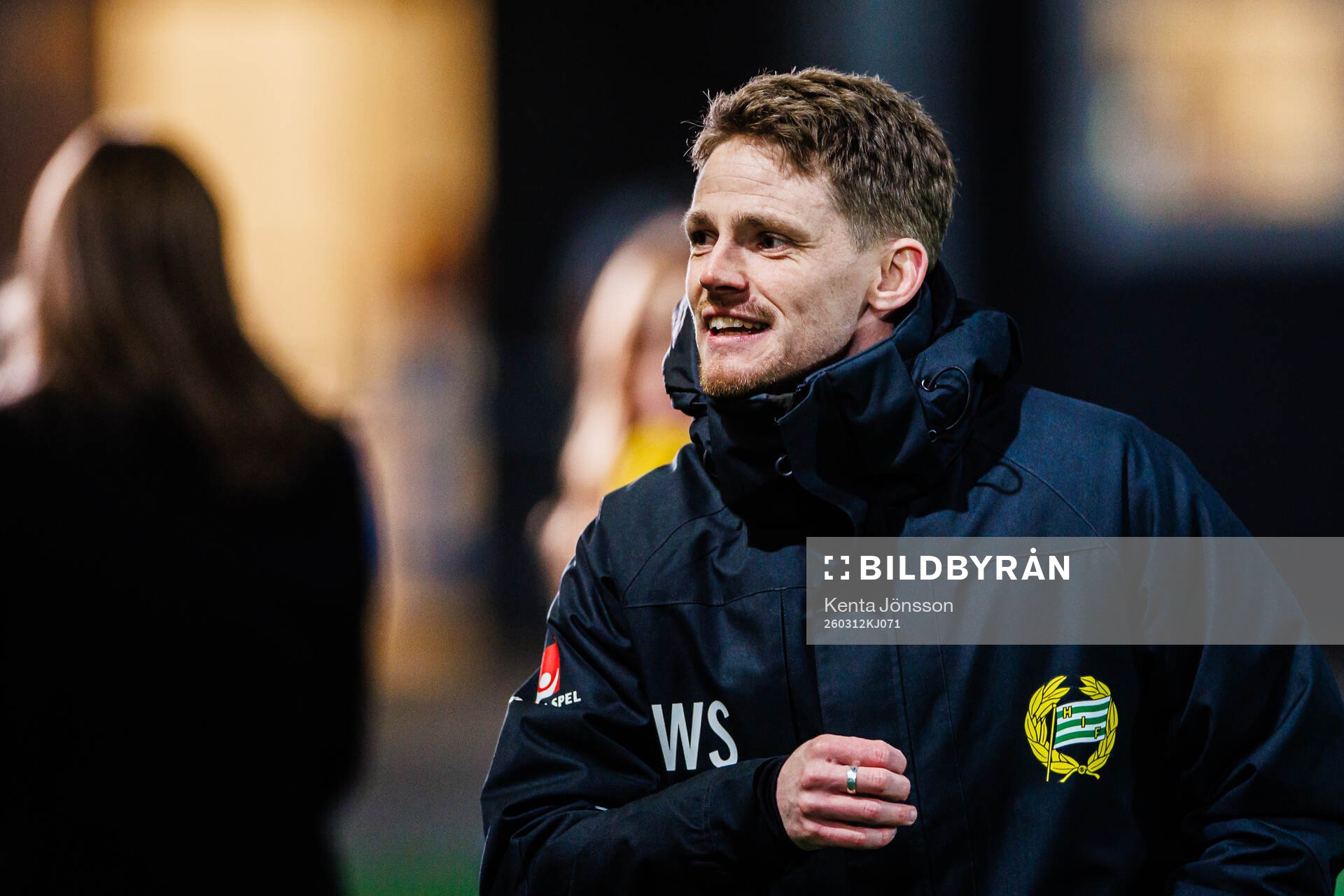 Hammarbys tränare William Strömberg