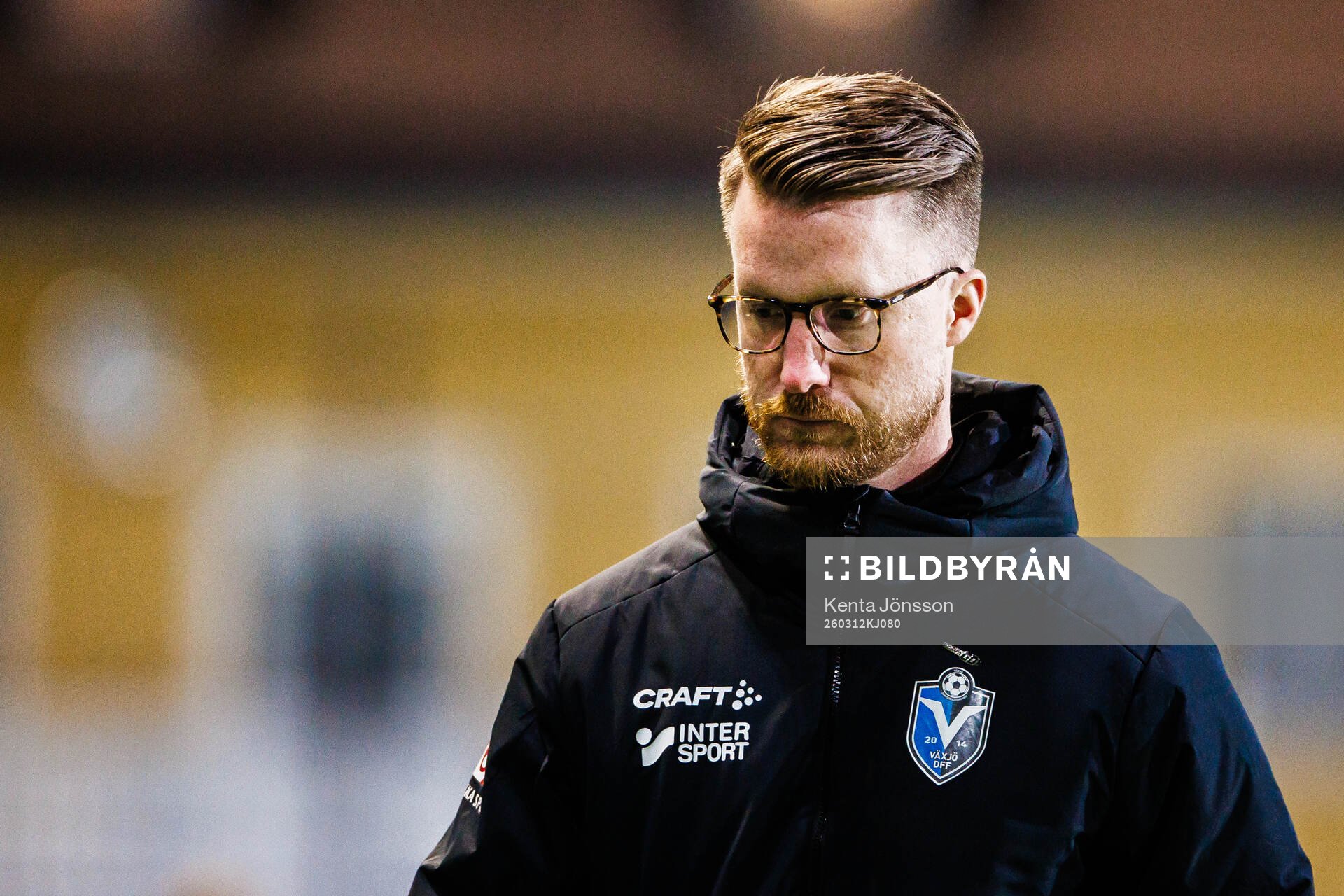 Växjö DFFs tränare Olof Unogård