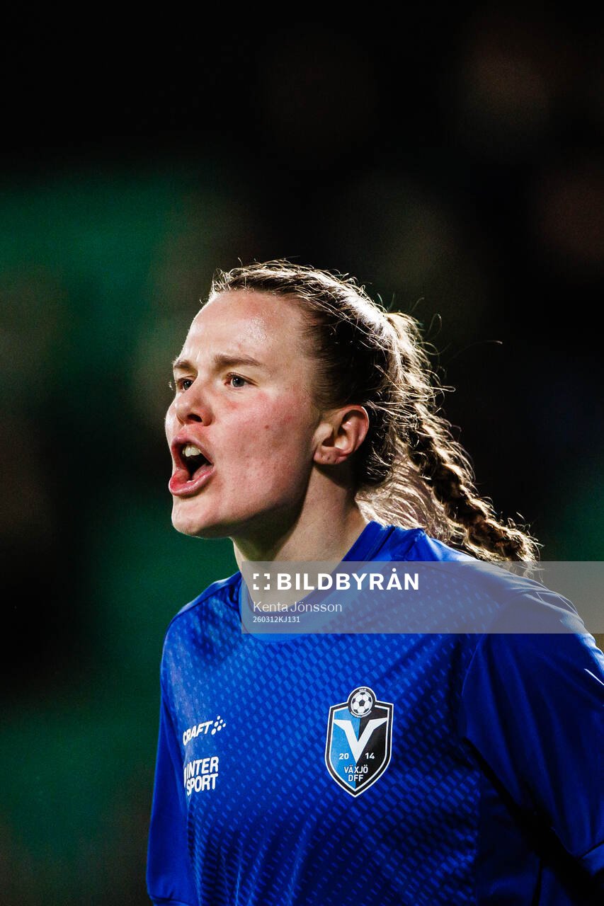 Växjö DFFs målvakt Maja Bay Østergaard