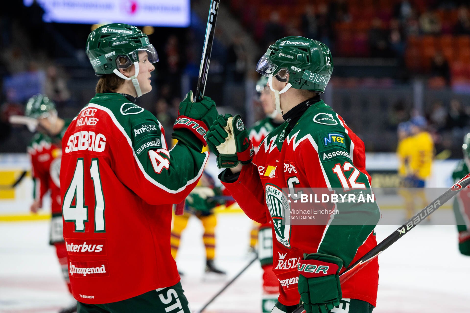 Frölundas Ivar Stenberg och Max Friberg