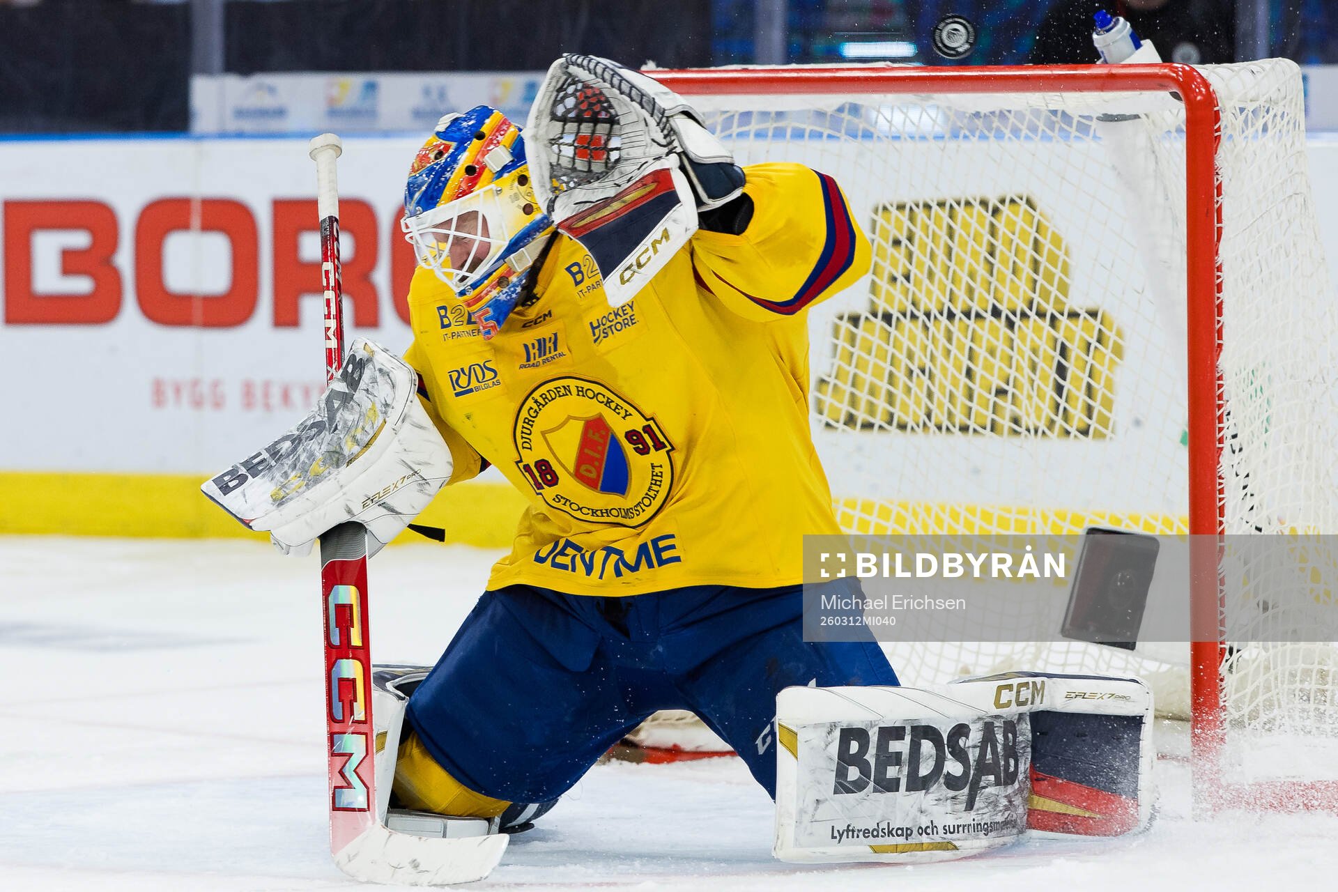 Djurgårdens målvakt Magnus Hellberg