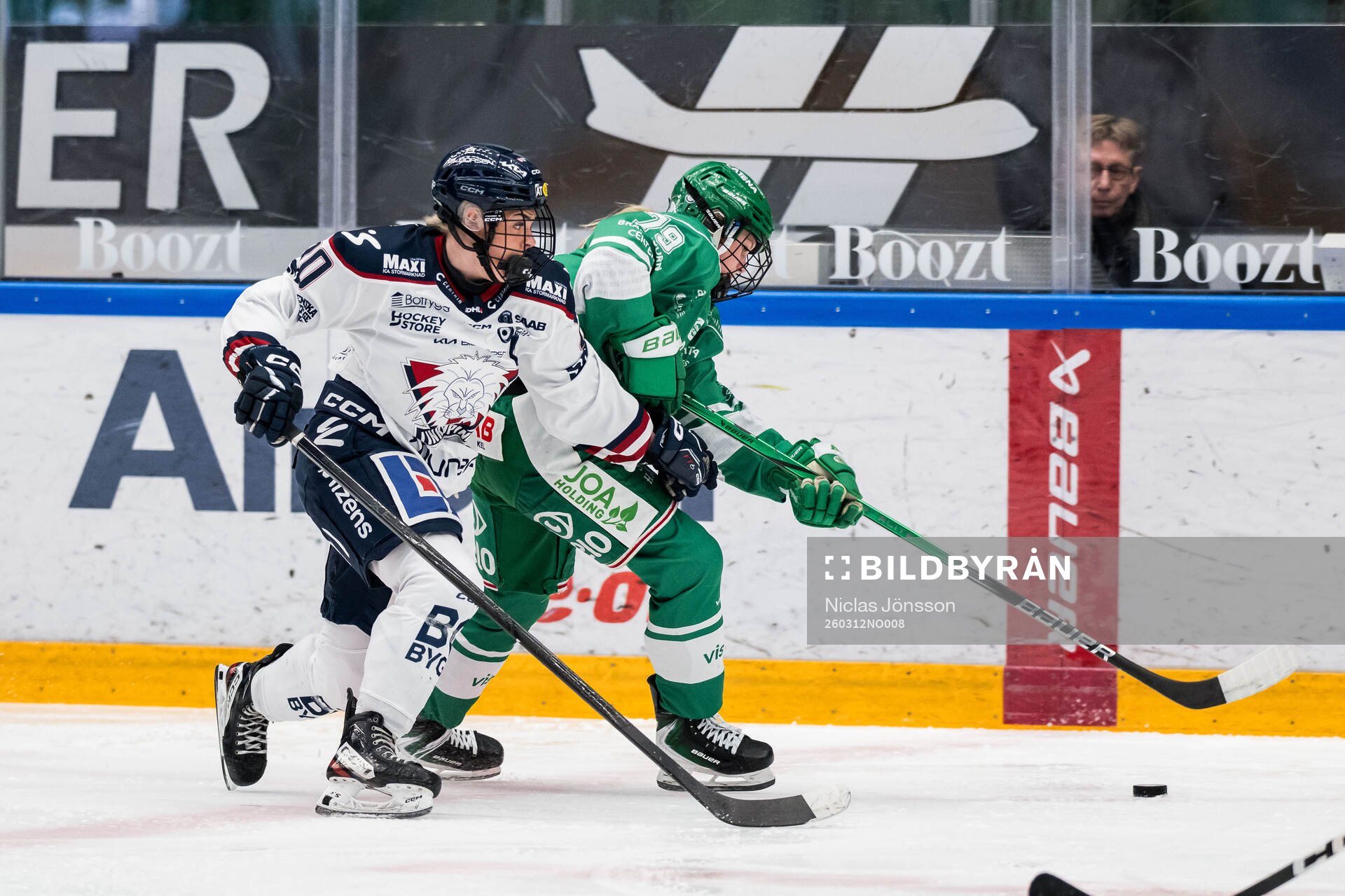 Linköpings Lova Blom och Rögles Mella Liegnell