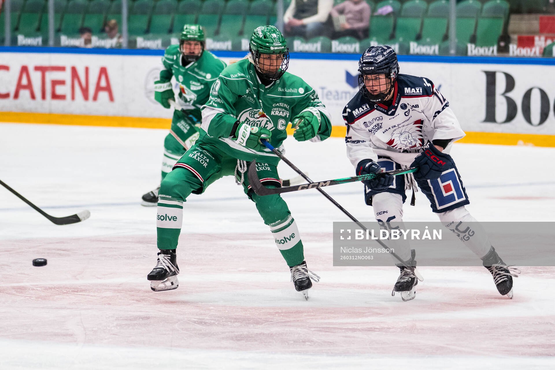 Rögles Wilma Hjelm och Linköpings Ellie Kaiser