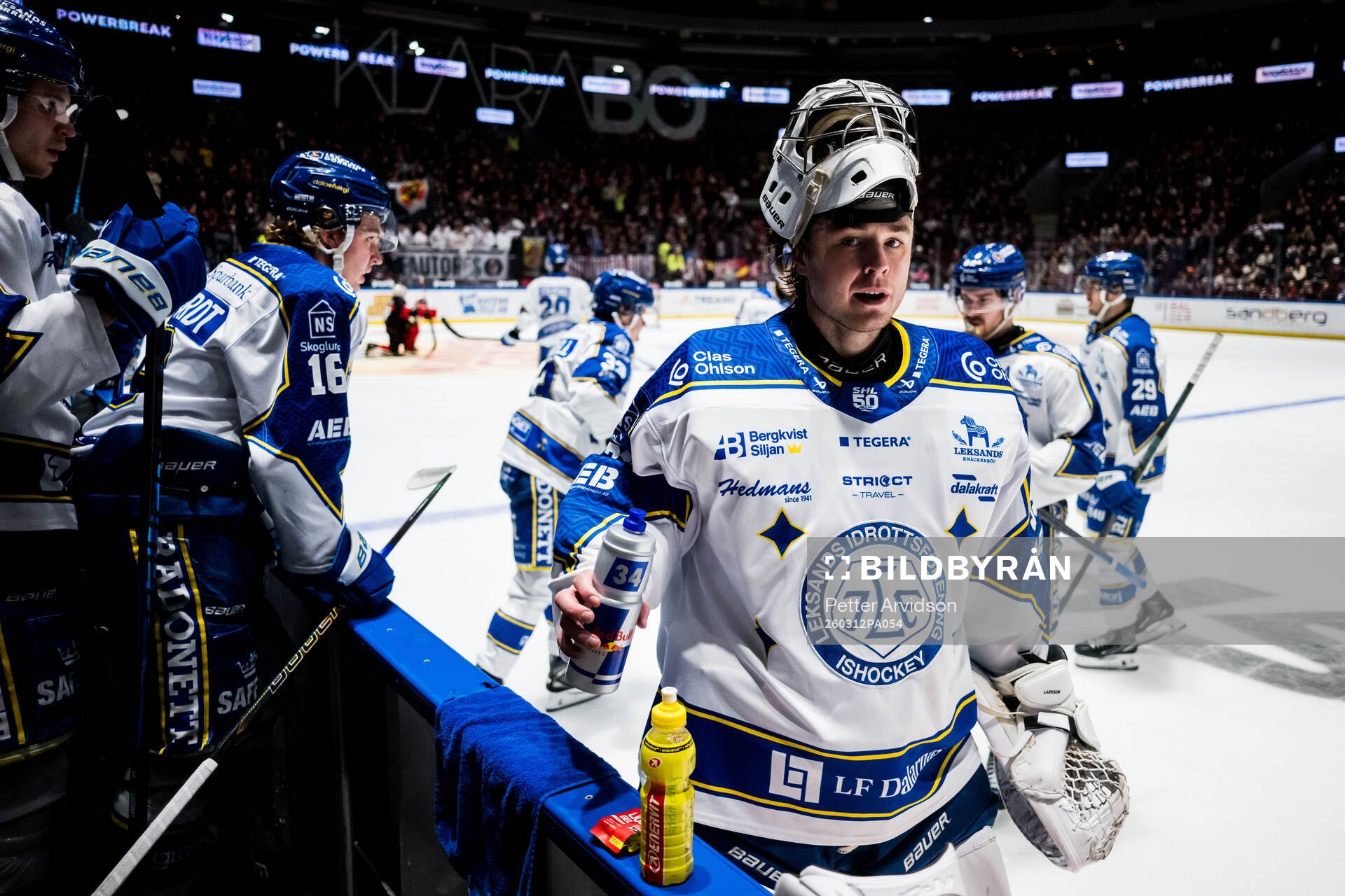 Leksands målvakt Filip Larsson